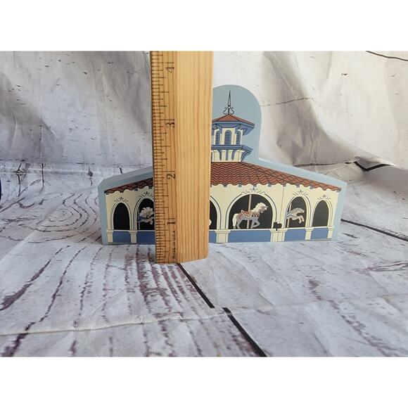 Cat’s Meow Flying Horses Carousal San Diego California 1997 Wood Collectable. - Picture 4 of 6